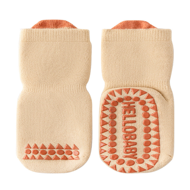 Baby Floor Socks Non-Slip Mid-Calf Socks for Boys and Girls