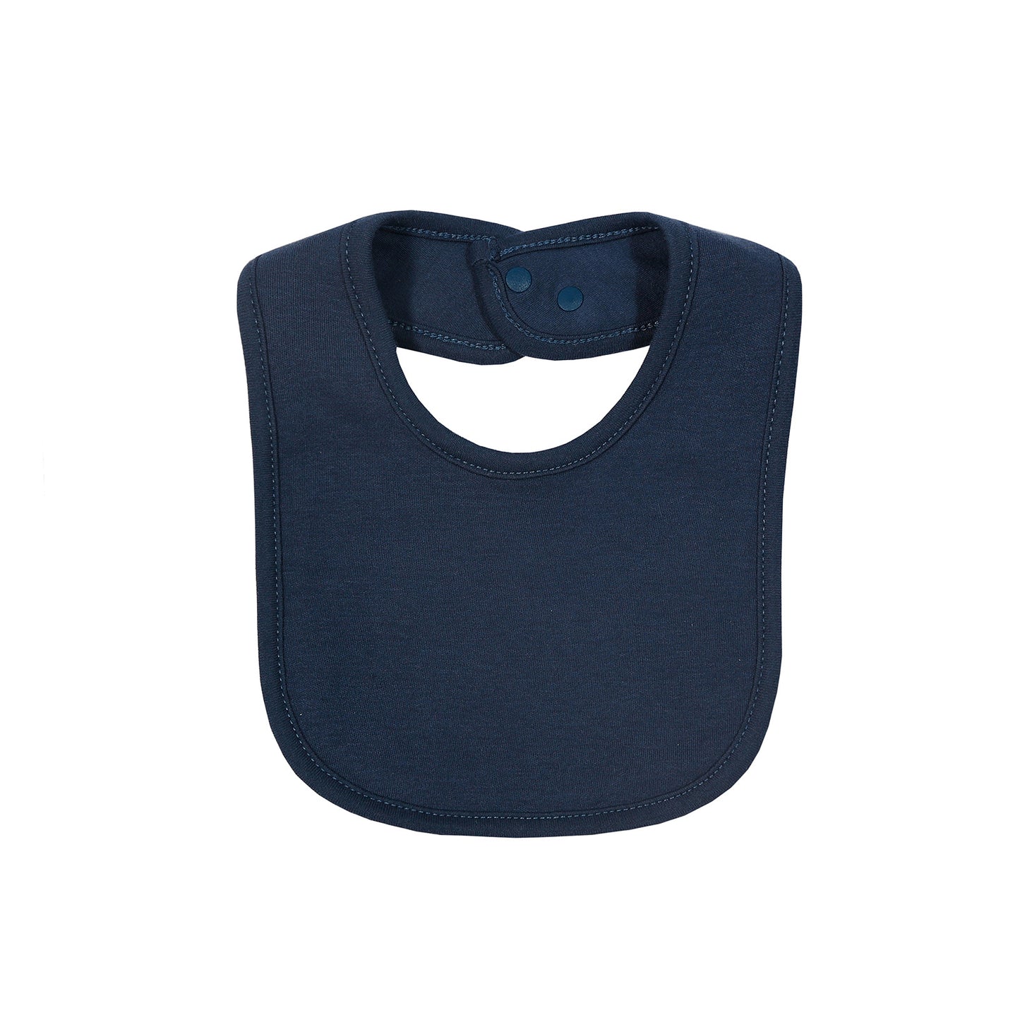 Solid Color Cotton Baby Bibs Double Layer Waterproof Baby Drool Bibs