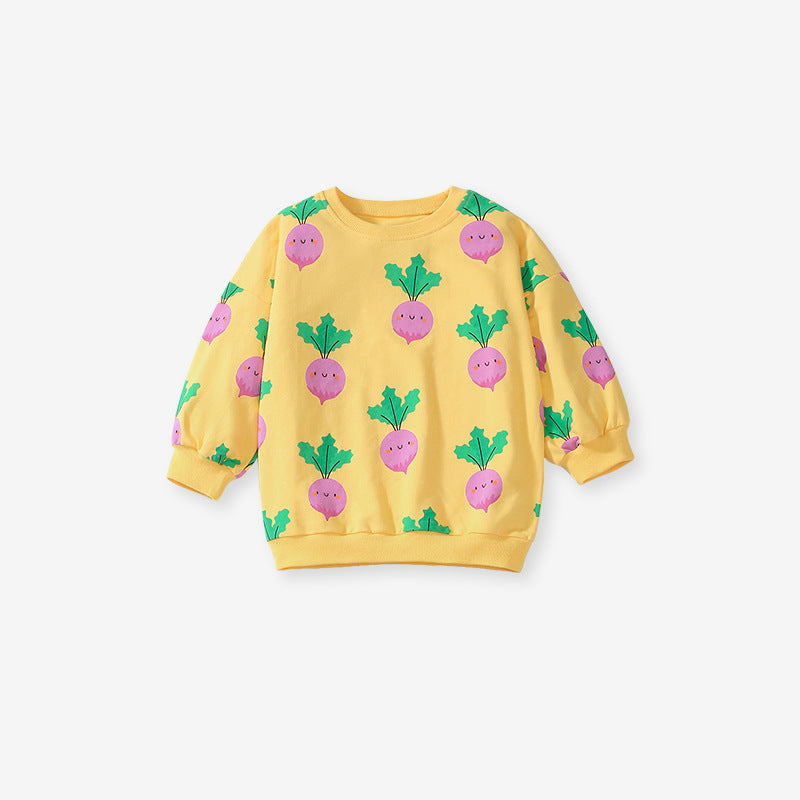 Autumn Toddler Girls Cute Long Sleeve Hoodie Set