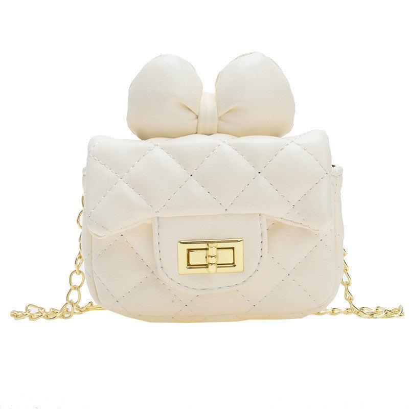Kids Mini Shoulder Bag Bow Chain Crossbody Bag