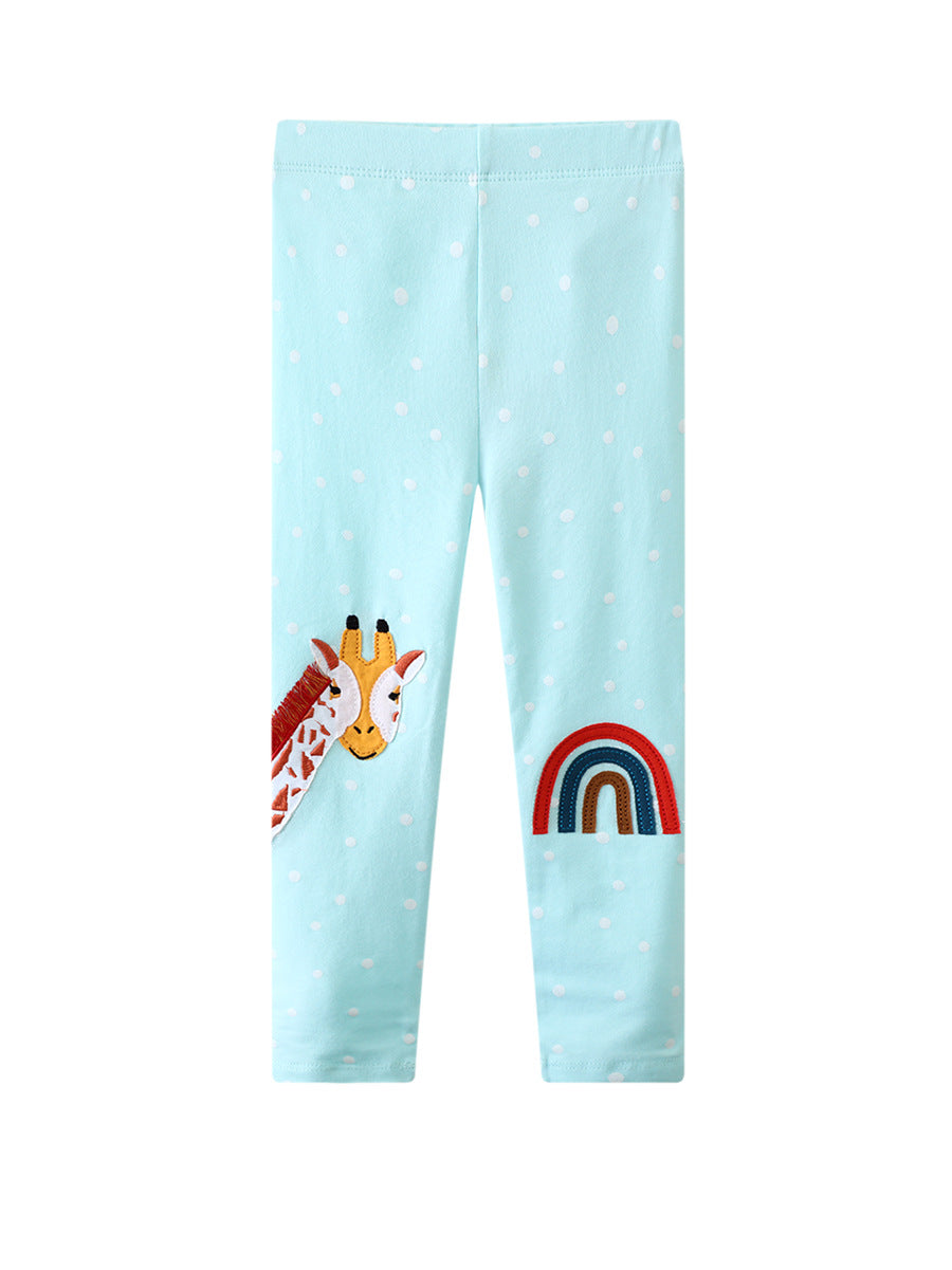 Girls' Anti-Mosquito Leggings Lightweight Ice Silk Pants