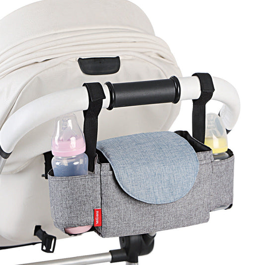 Multi-Functional Baby Stroller Organizer Bag with Bottle Holder