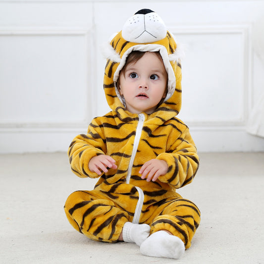 Animal Print Soft Plush Baby Onesies for Easter