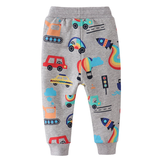 Casual Cotton Long Pants For Boys In Soft Fabric