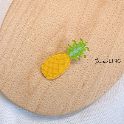 Cartoon Fruit Vegetable Hair Clips Fun Side Clips