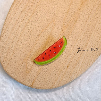 Cartoon Fruit Vegetable Hair Clips Fun Side Clips