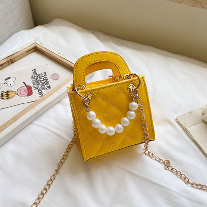 Children's Patent Leather Handbag Stylish Casual Crossbody Bag