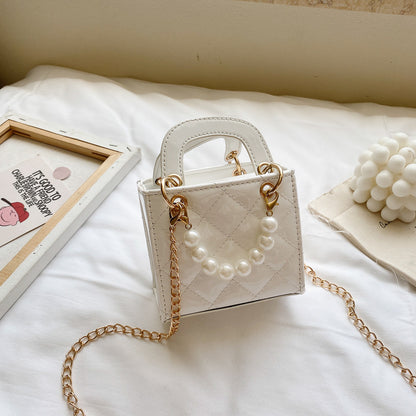 Children's Patent Leather Handbag Stylish Casual Crossbody Bag