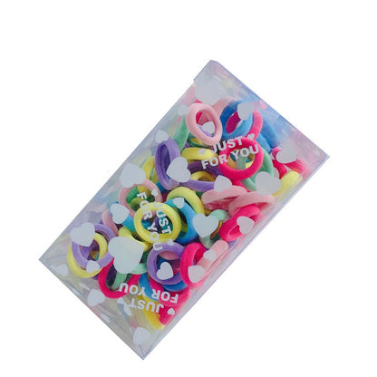 Children's Colorful Hair Ties Candy Colors Secured Elastic Hair Bands
