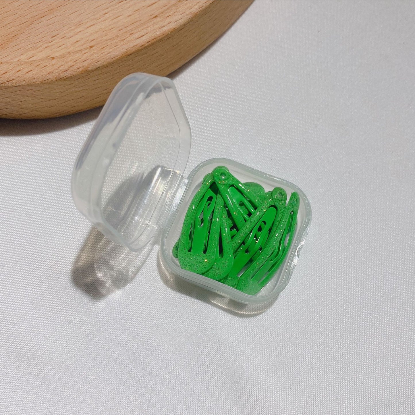 Mini Candy Color Hair Clips 3cm for Kids