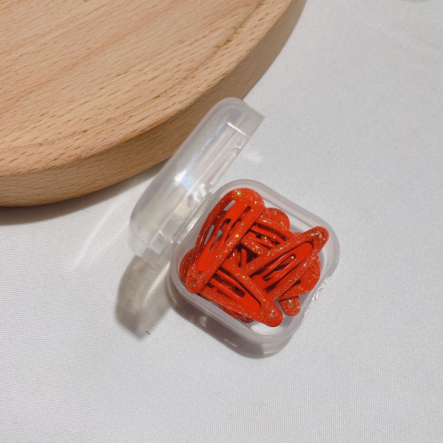 Mini Candy Color Hair Clips 3cm for Kids