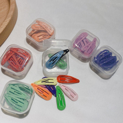 Mini Candy Color Hair Clips 3cm for Kids