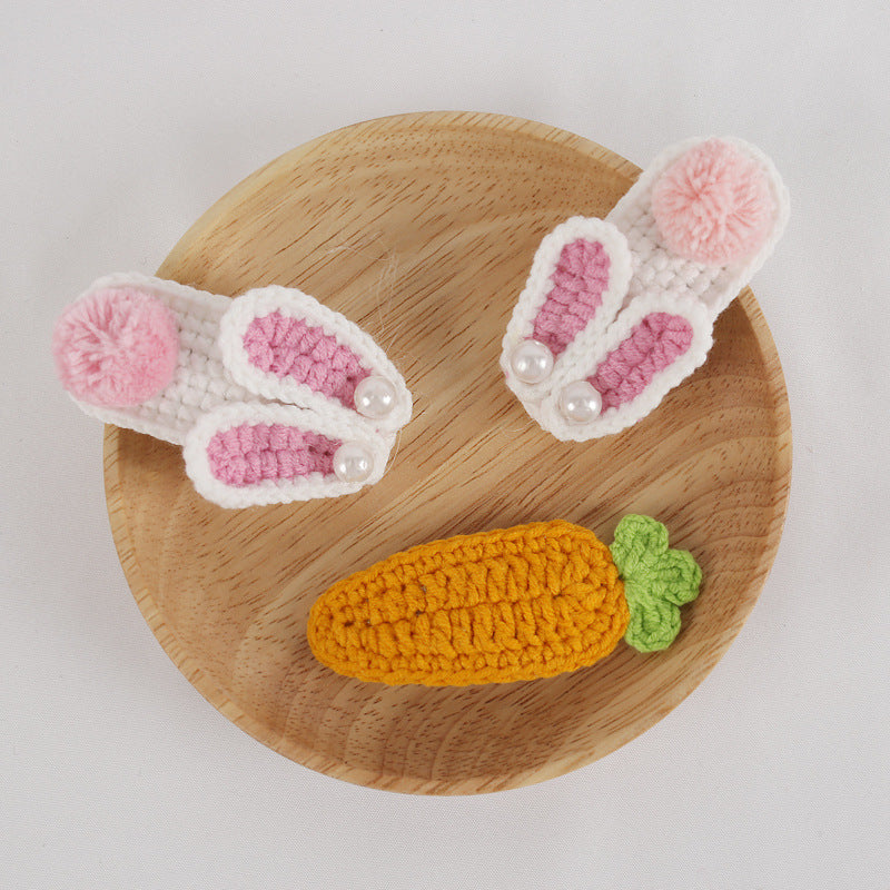 Handmade Cartoon Hair Clips Girls' Summer Headbands