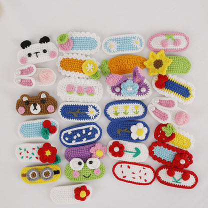Handmade Cartoon Hair Clips Girls' Summer Headbands
