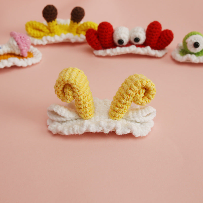Handmade Cartoon Hair Clips Girls' Summer Headbands