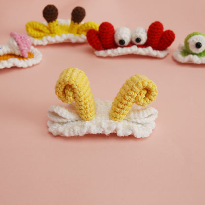 Handmade Cartoon Hair Clips Girls' Summer Headbands