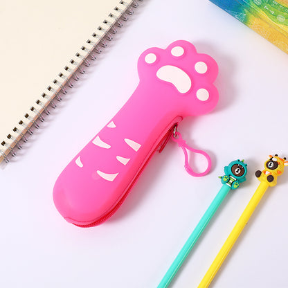 Silicone Fruit Pencil Case Portable Kids Organizer