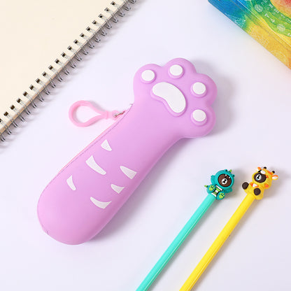 Silicone Fruit Pencil Case Portable Kids Organizer