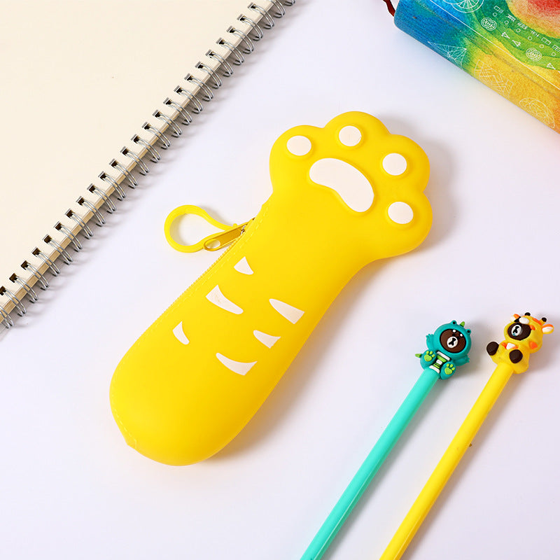 Silicone Fruit Pencil Case Portable Kids Organizer