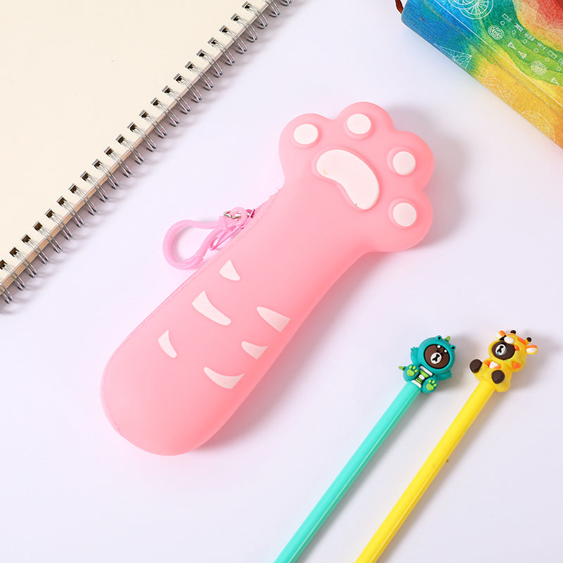 Silicone Fruit Pencil Case Portable Kids Organizer