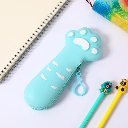 Silicone Fruit Pencil Case Portable Kids Organizer