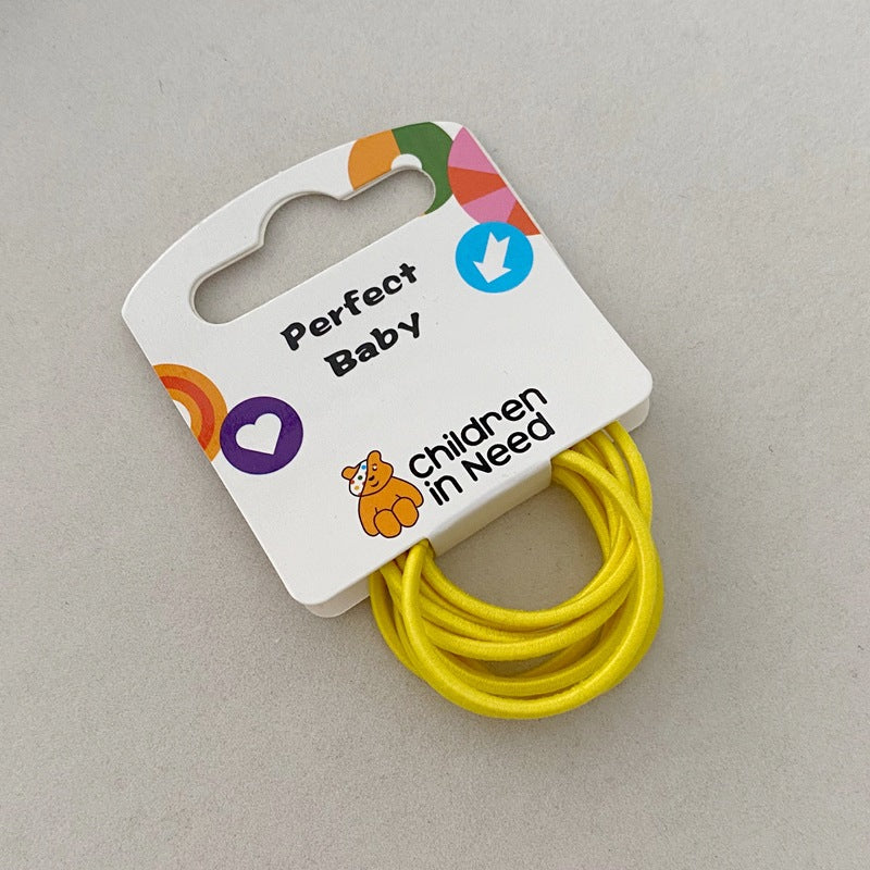 Colorful Elastic Hair Ties for Kids – 10 Pack