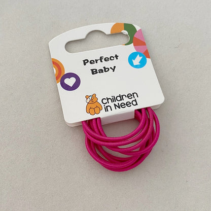 Colorful Elastic Hair Ties for Kids – 10 Pack
