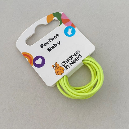 Colorful Elastic Hair Ties for Kids – 10 Pack