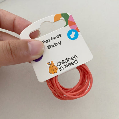 Colorful Elastic Hair Ties for Kids – 10 Pack