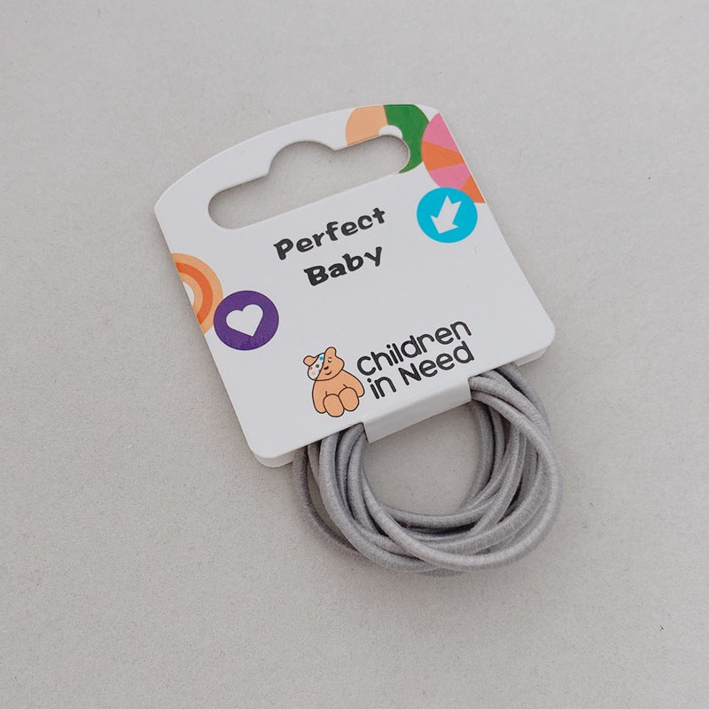Colorful Elastic Hair Ties for Kids – 10 Pack