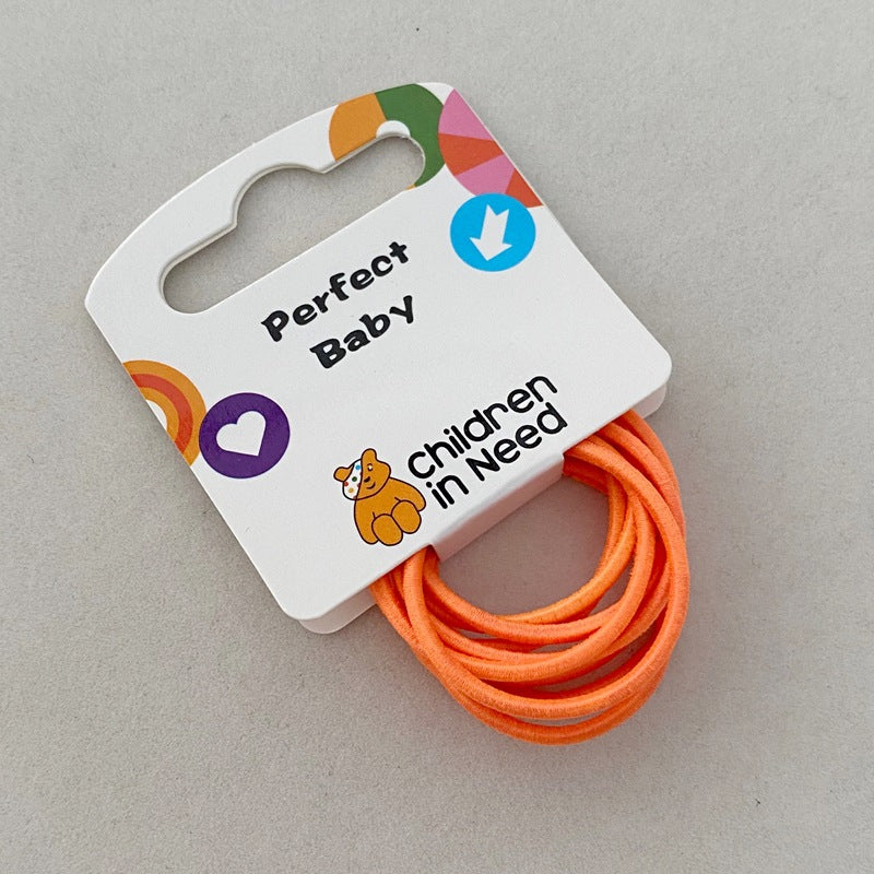 Colorful Elastic Hair Ties for Kids – 10 Pack