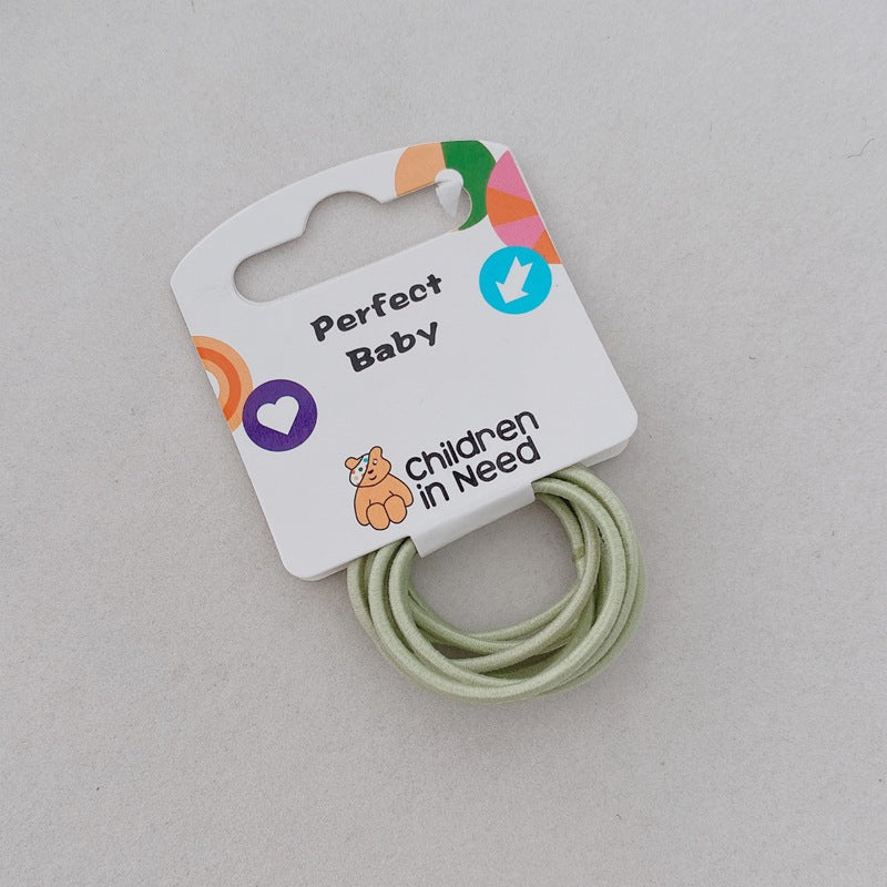 Colorful Elastic Hair Ties for Kids – 10 Pack