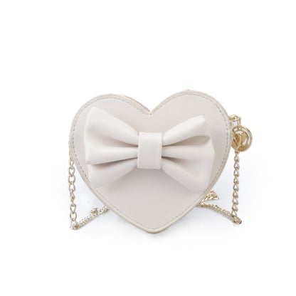 Cute Mini Heart Bow Shoulder Bag for Kids