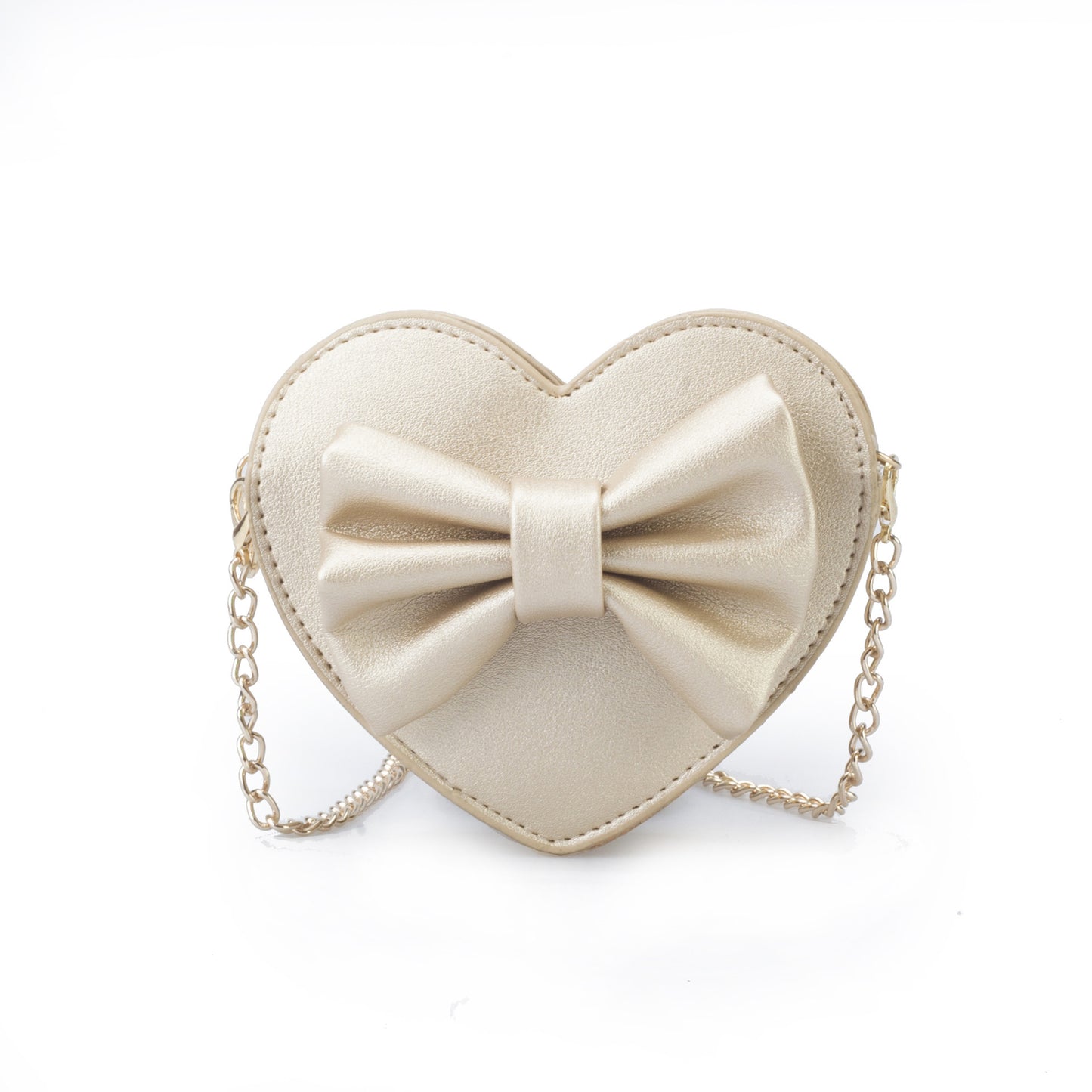 Cute Mini Heart Bow Shoulder Bag for Kids
