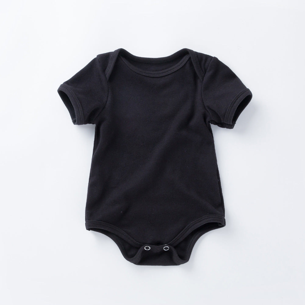 Breathable Cotton Short Sleeve Bodysuit for Infants
