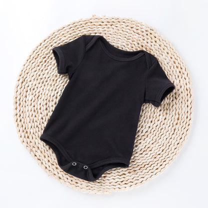 Breathable Cotton Short Sleeve Bodysuit for Infants