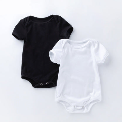 Breathable Cotton Short Sleeve Bodysuit for Infants