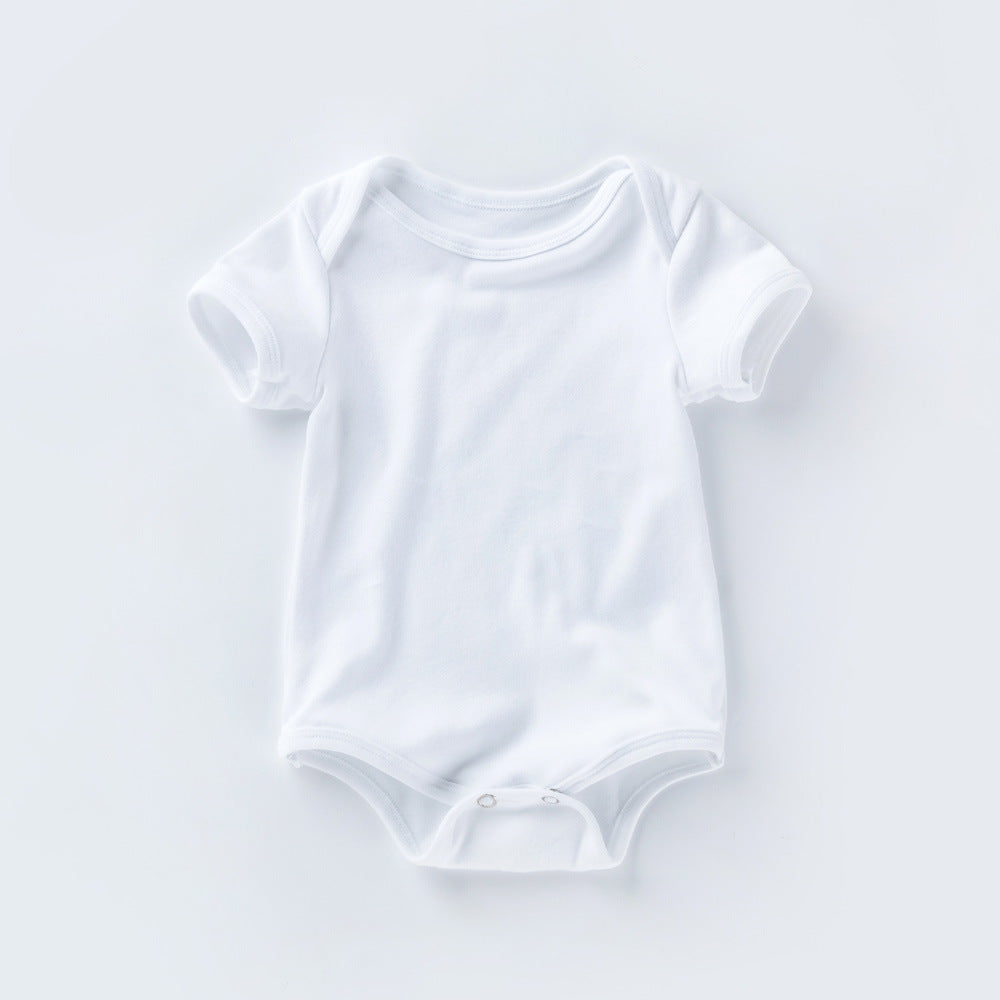 Breathable Cotton Short Sleeve Bodysuit for Infants