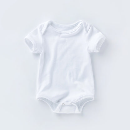 Breathable Cotton Short Sleeve Bodysuit for Infants