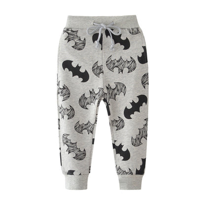 Kids Printed Sports Sweatpants Comfortable Cotton Joggers