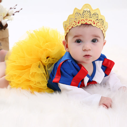 Girls' Tutu Dress Set Cute Cartoon Cotton Outfit