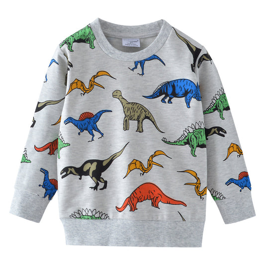 Cute Cartoon Cotton Sweatshirt for Boys