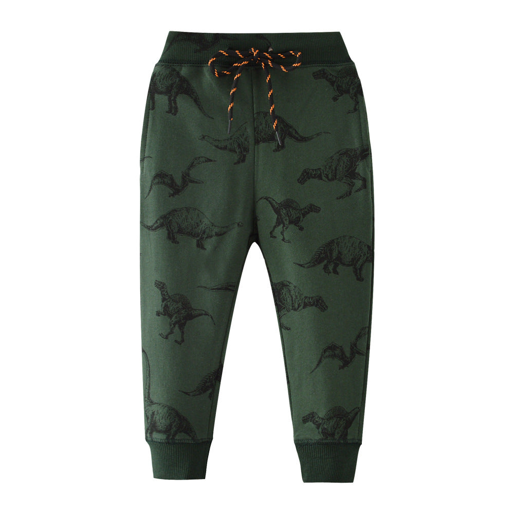 Kids Knitted Cartoon Sweatpants Comfortable Casual Trousers