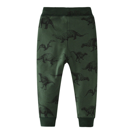 Kids Knitted Cartoon Sweatpants Comfortable Casual Trousers