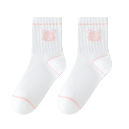 Colorful Cartoon Kids Cotton Basketball Socks