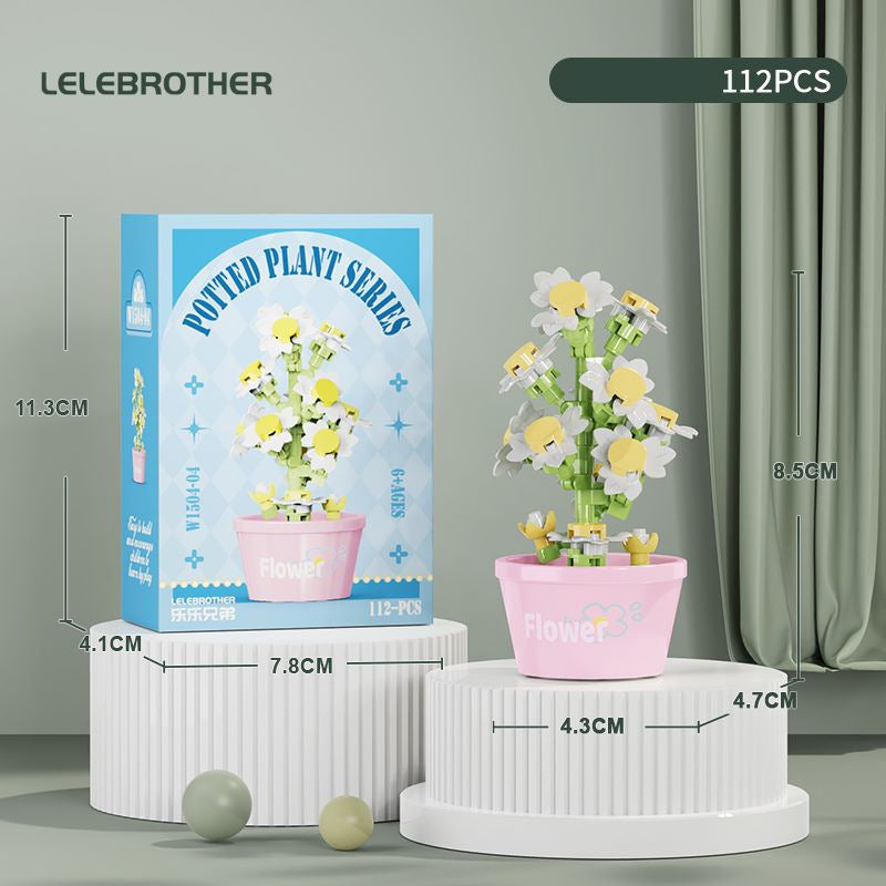 Compatible Lego Flower Succulent Plant Building Blocks Toy