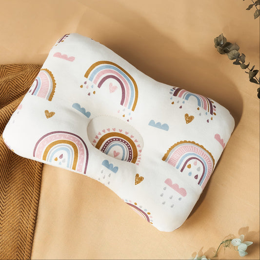 Cartoon Cotton Baby Flat Head Prevention Pillow
