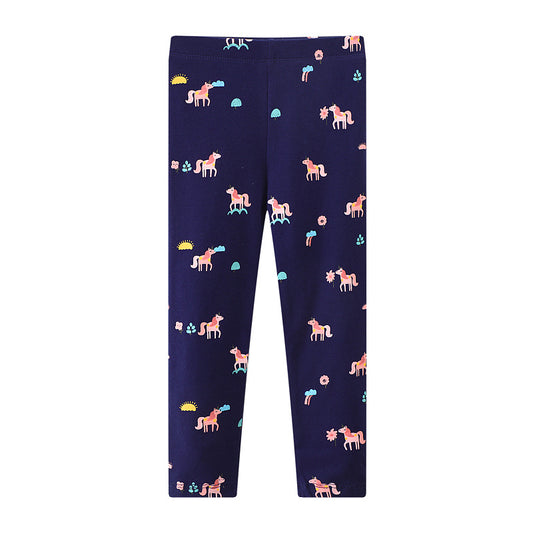 Stylish Girls' Cotton Leggings Casual Everyday Wear