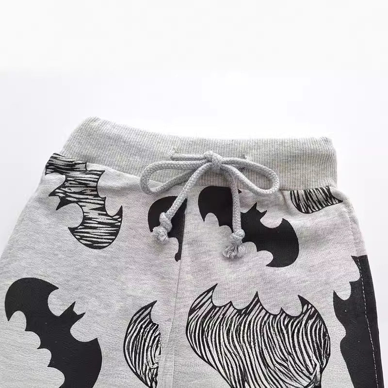 Kids Printed Sports Sweatpants Comfortable Cotton Joggers