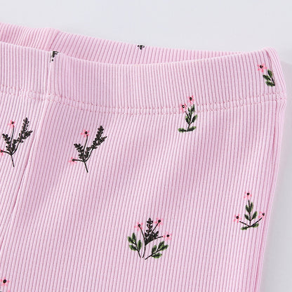 Girls' Bell-Bottom Pants Stylish Cotton Trousers for Casual Wear